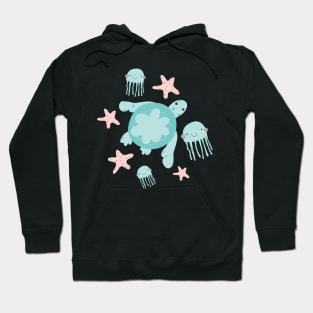 Cute Sea Creatures Hoodie